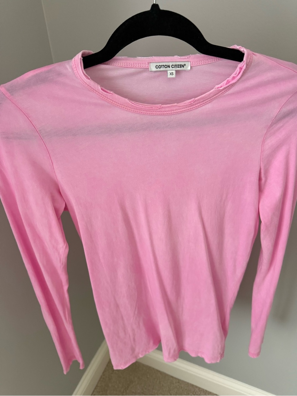 EUC Cotton Citizen Distressed Long Sleeve Tee